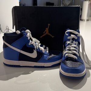 Nike Kids Blue High-Top Sneakers